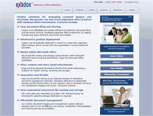 Tablet Screenshot of exadox.com